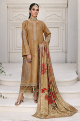 3-Pc Charizma Unstitched Embroidered Staple Jacquard with Zari Staple Shawl CB3-01